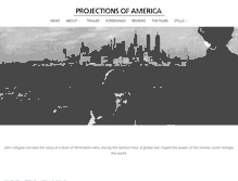 Tablet Screenshot of projectionsofamerica.com